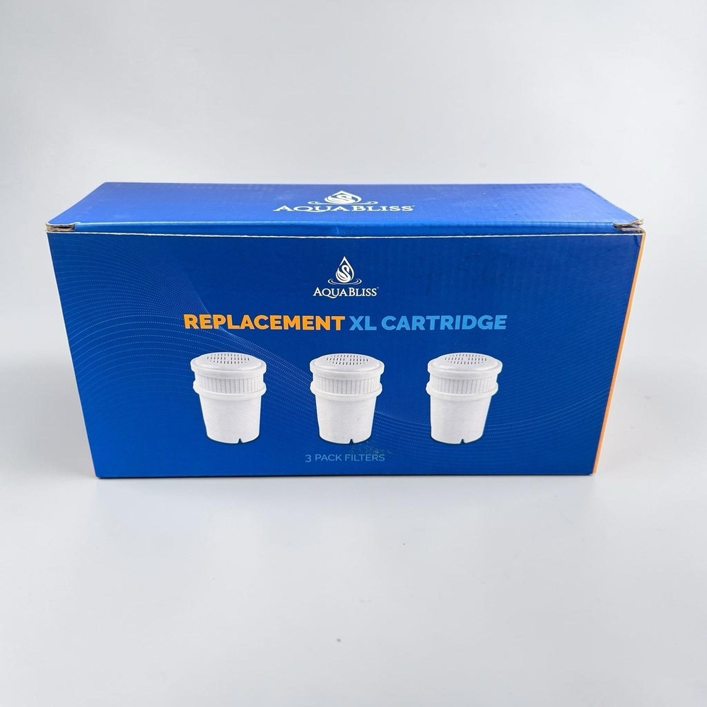 AquaBliss Replacement XL Cartridges Water Filter 3-pack FWPC-3PK